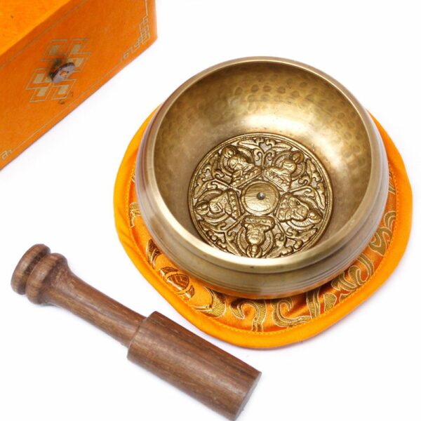 Five Buddha Singing Bowl Set 10cm (min 400gm) - Image 6