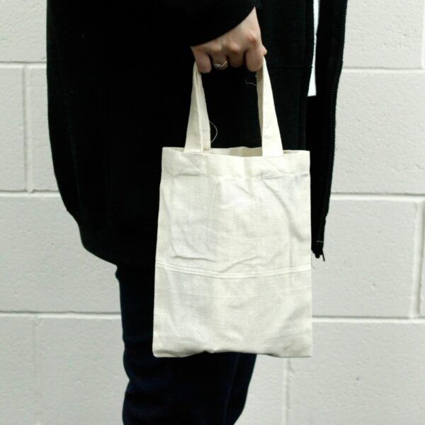 Small Natural 4oz Cotton Bag 25x20cm - Image 4
