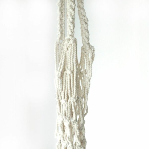 Macrame Pot Holder - Large Pot Holder - Extra Long - Image 4