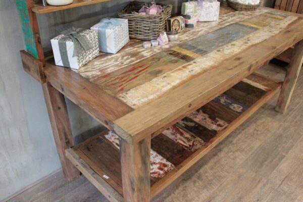 A&C 2.2m Standard Table with top shelf - Image 3