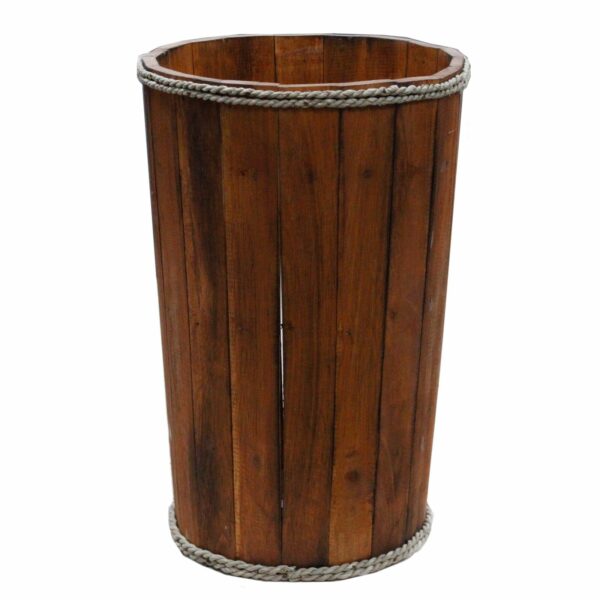 Lrg Nautical Display Tub - Brown 45x32cm - Image 2