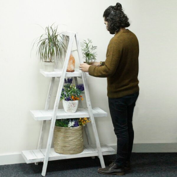 Folding "A" Frame Display - Whitewash - Image 4