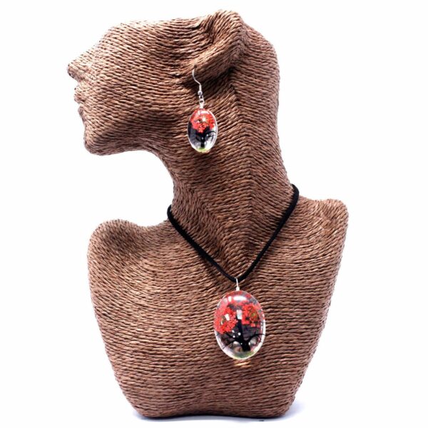 Pressed Flowers - Tree of Life set - Coral - Image 2