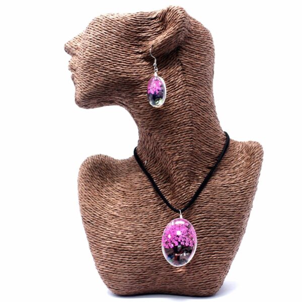 Pressed Flowers - Tree of Life set - Bright Pink - Image 2