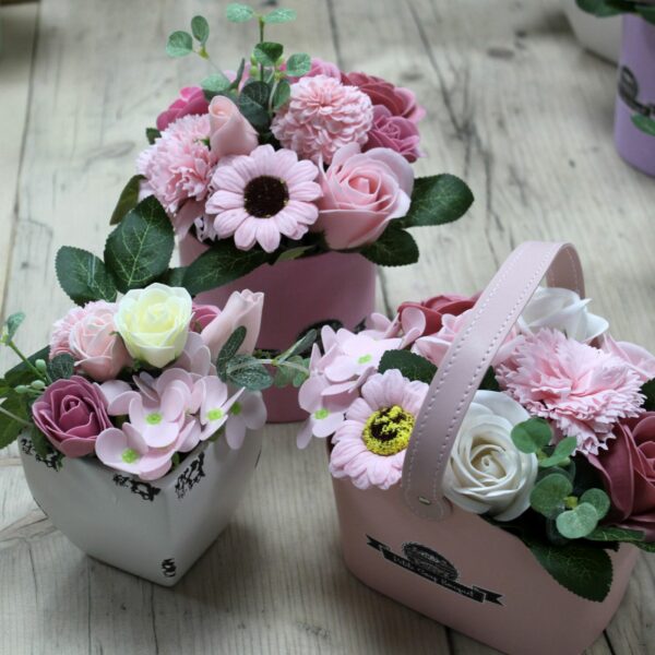 Bouquet Petite Basket - Peaceful Pink - Image 2