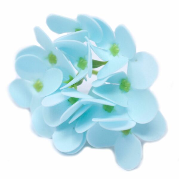 Craft Soap Flowers - Hyacinth Bean - Baby Blue - Image 2