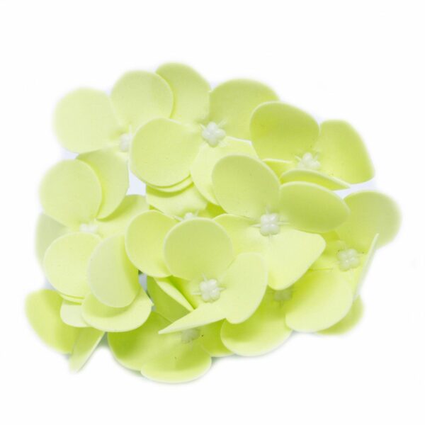 Craft Soap Flowers - Hyacinth Bean - Spring Green - Image 2