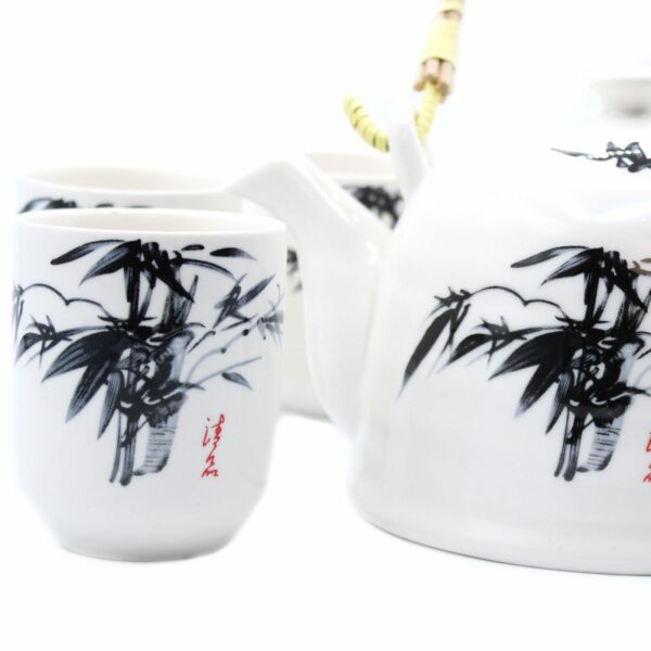 Herbal Teapot Set - White Stone Oriental - Image 4