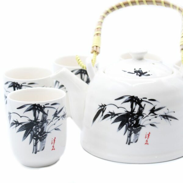 Herbal Teapot Set - White Stone Oriental - Image 5