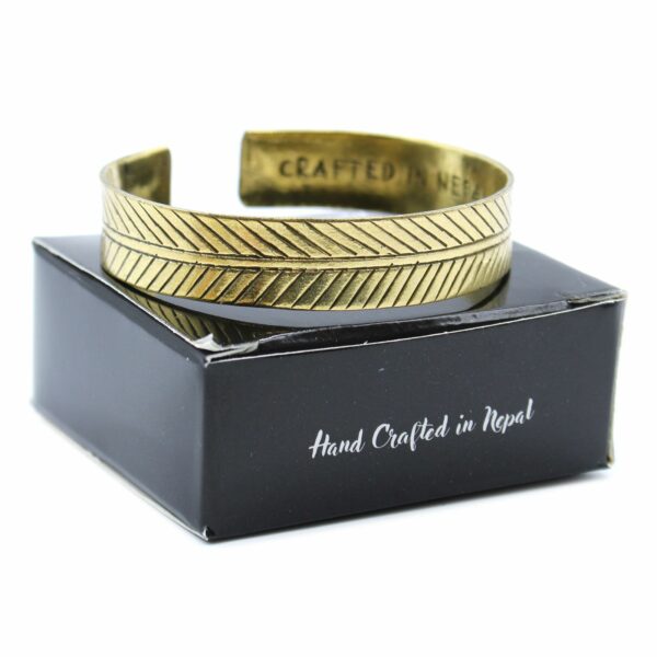 Brass Tibetan Mantra Bracelet - Tree of Life - Image 4