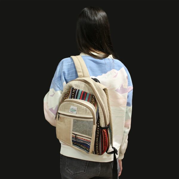 Small Backpack - Zig Zag Zips Style - Image 7
