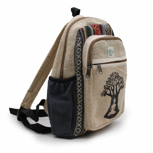 Small Backpack -  Bohdi Tree Design - Image 2