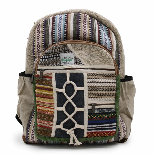 Large Backpack - Rope & Pockets Style - Image 2