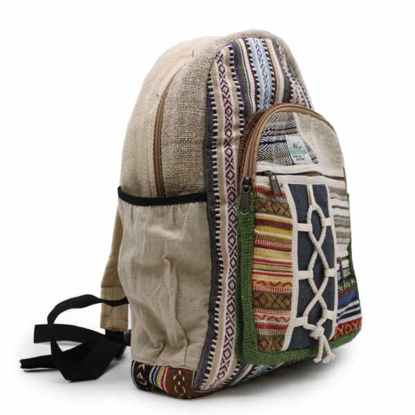 Large Backpack - Rope & Pockets Style - Image 3