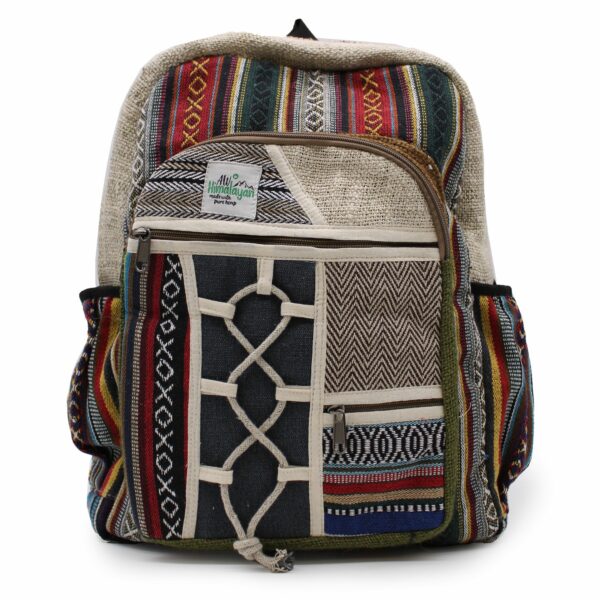 Large Backpack - Rope & Pockets Style - Image 4