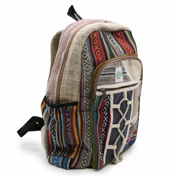 Large Backpack - Rope & Pockets Style - Image 5