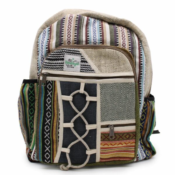 Large Backpack - Rope & Pockets Style - Image 6