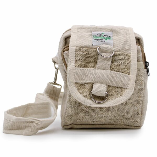 Body-Cross Natural Hemp & Cotton Travel Bag - Image 2