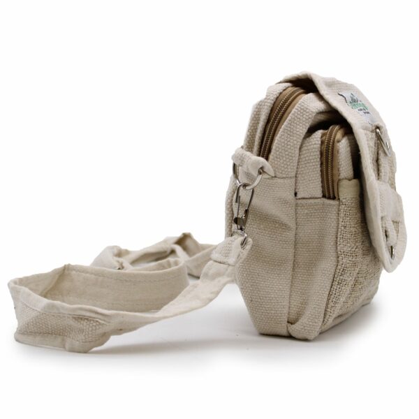 Body-Cross Natural Hemp & Cotton Travel Bag - Image 3