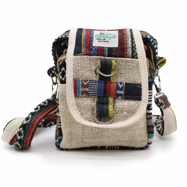 Body-Cross Natural Hemp & Jhari Travel Bag - Image 2