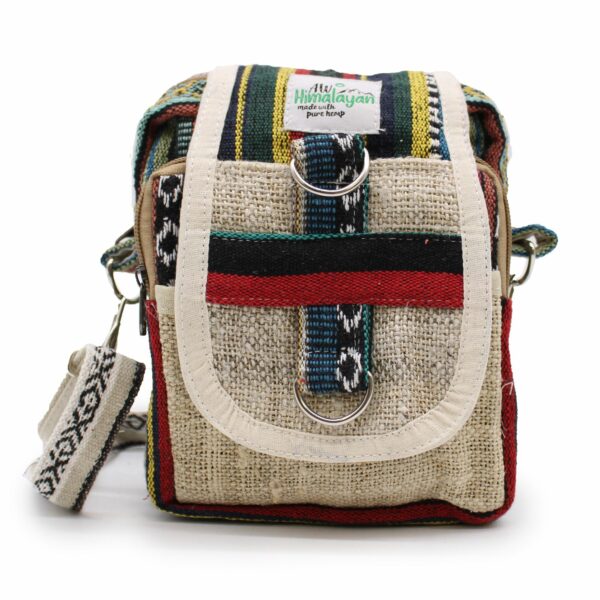 Body-Cross Natural Hemp & Jhari Travel Bag - Image 5