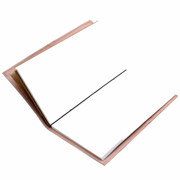 Handmade Leather Journal - Be the Change - Brown (80 pages) - Image 3