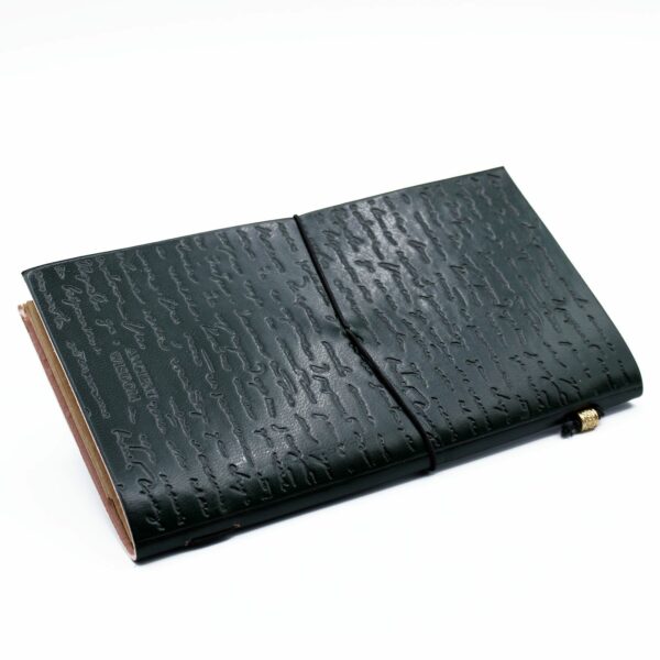 Handmade Leather Journal - If a Story is in You - Green (80 pages) - Image 5