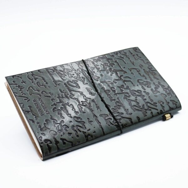 Handmade Leather Journal - Important Things To Do - Grey (80 pages) - Image 6