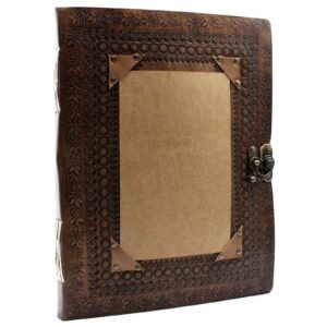 Huge Customisable Visitor Leather Book 10x13 (200 pages)
