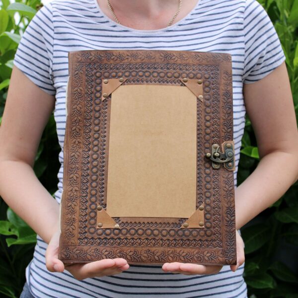 Huge Customisable Visitor Leather Book 10x13 (200 pages) - Image 5