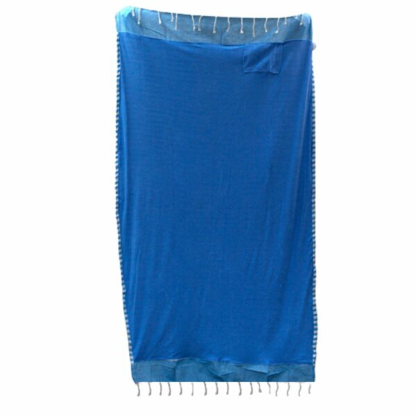 Cotton Pario Towel - 100x180 cm - Sky Blue - Image 2