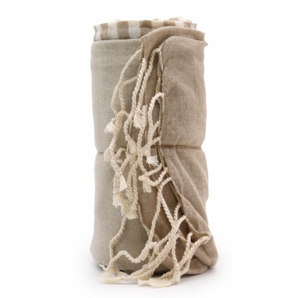 Cotton Pario Towel - 100x180 cm - Warm Sand - Image 8
