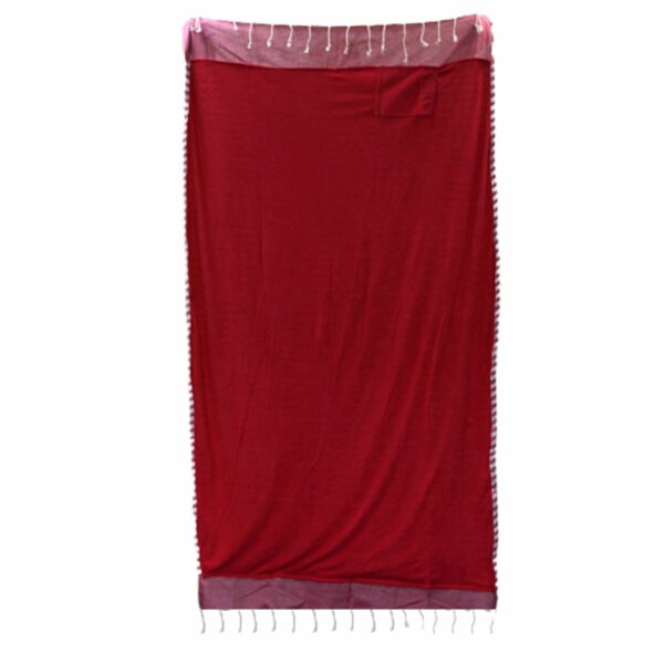Cotton Pario Towel - 100x180 cm - Hot Pink - Image 2