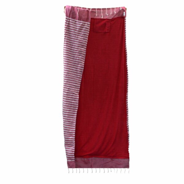 Cotton Pario Towel - 100x180 cm - Hot Pink - Image 3