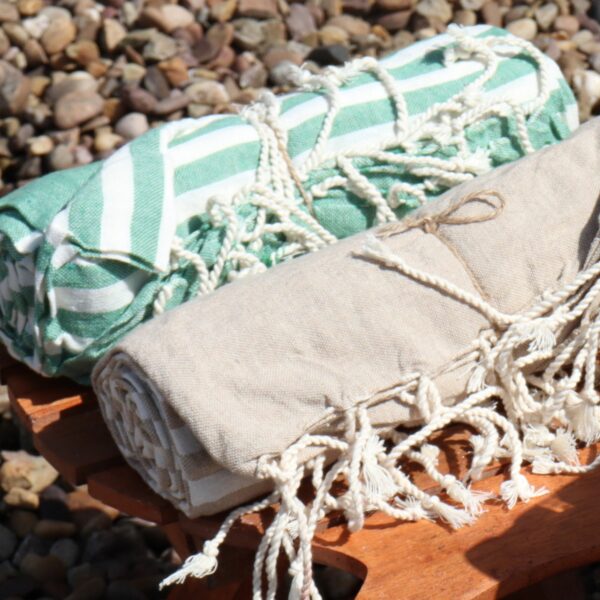 Cotton Pario Throw - 100x180 cm - Warm Sand - Image 4