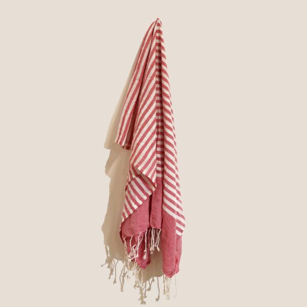 Cotton Pario Throw - 100x180 cm - Hot Pink - Image 4