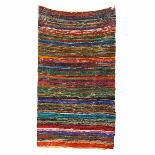 154 x 90cm Luxury Rag Rug - Yellow - Image 6