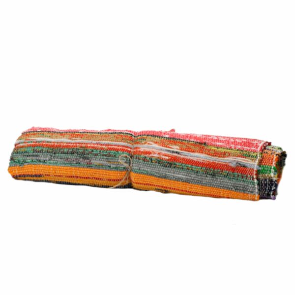 155 x 90cm Luxury Rag Rug - Natural - Image 3