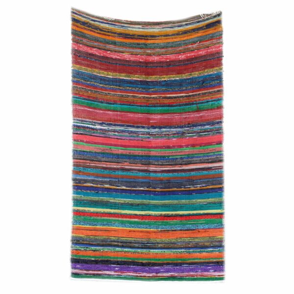 155 x 90cm Luxury Rag Rug - Natural - Image 5
