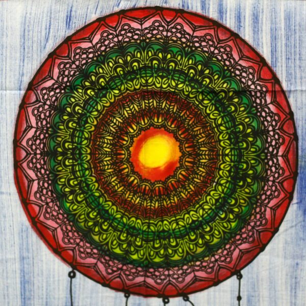 Handbrushed Cotton Wall Art -Dreamcather - Image 3