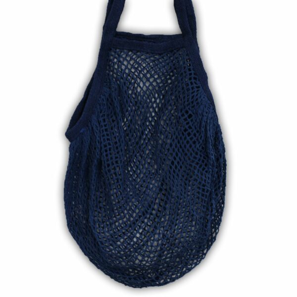 Pure Cotton Mesh Bag - Denim - Image 4