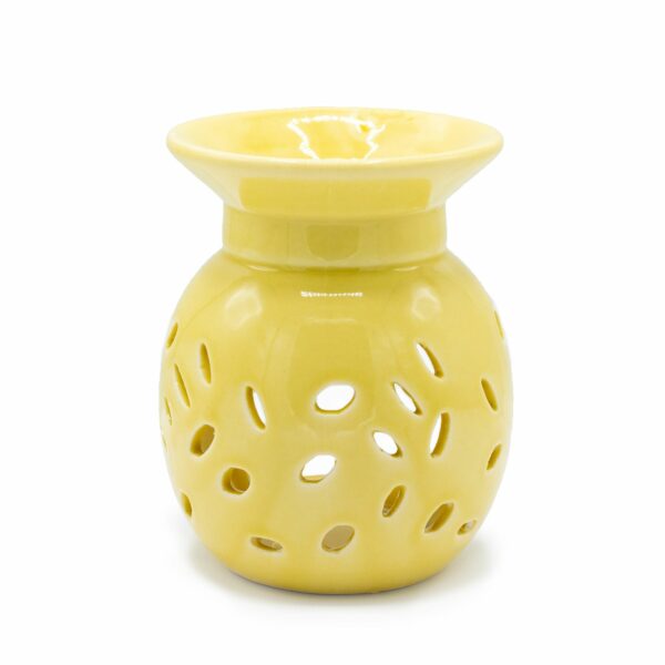 Floral Oil Burner -Yellow - Image 2