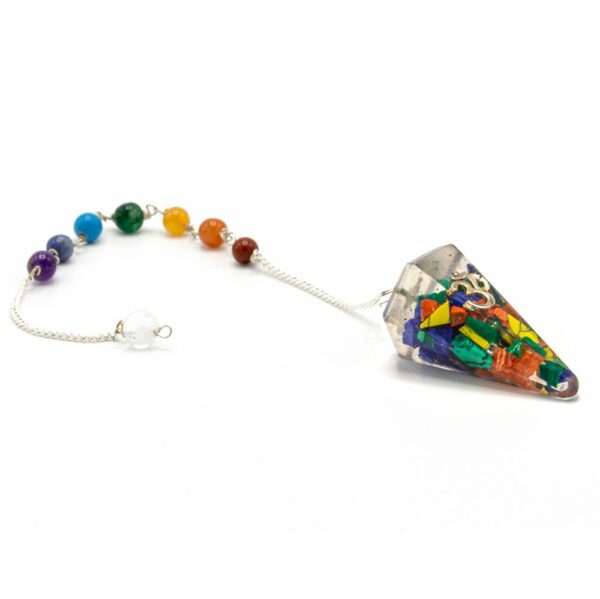 Orgonite Power Chakra Pendulum - Om - Image 2