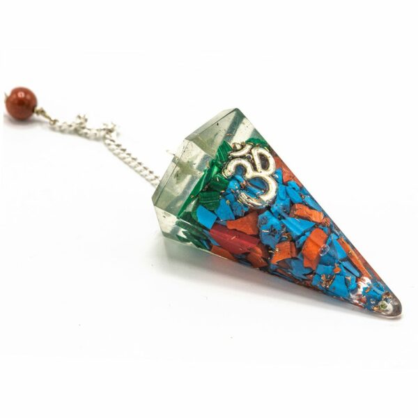 Orgonite Power Chakra Pendulum - Om - Image 4