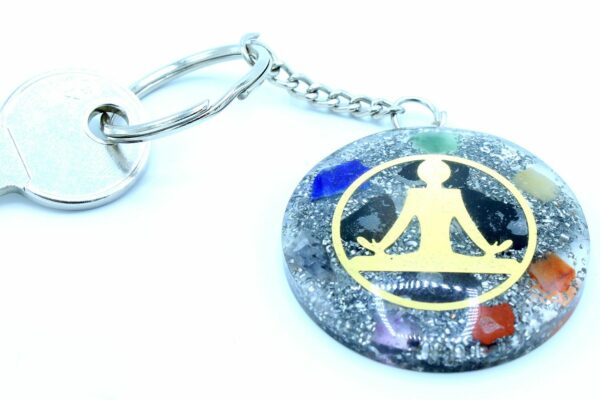 Orgonite Power Keyring - Buddha Seven Chakra - Image 5