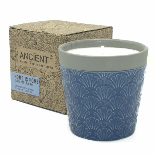 Home is Home Candle Pots - Blue Day - Image 3