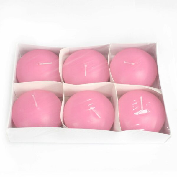 Large Floating Candle - Pink - Image 2