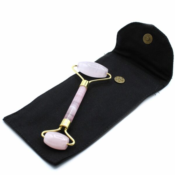 Gemstone Face Roller - Rose Quartz - Image 2