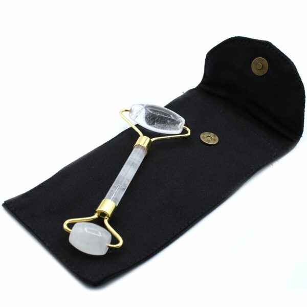 Gemstone Face Roller - Rock Quartz - Image 3