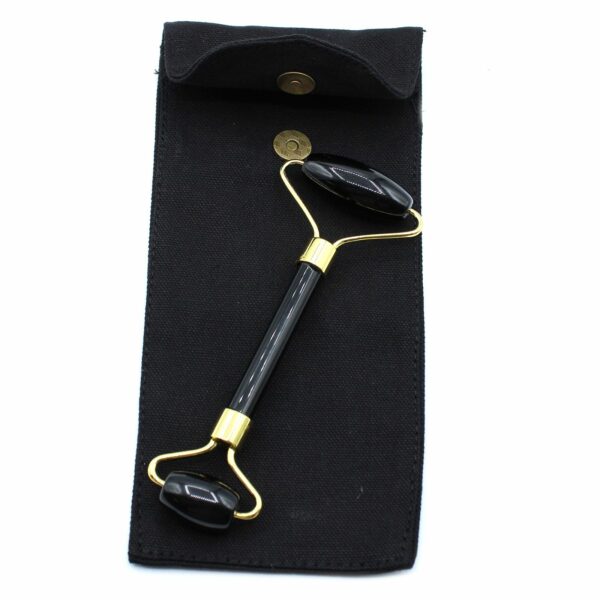 Gemstone Face Roller - Black Obsidian - Image 5